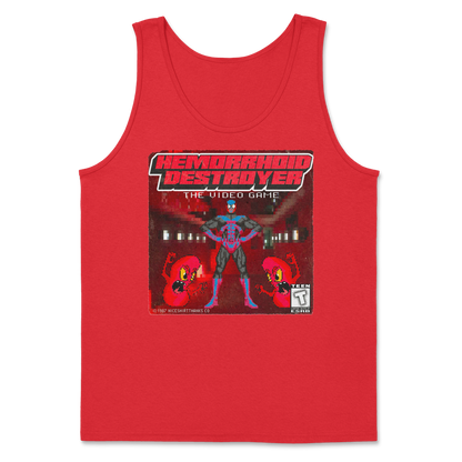 The Nice Shirt Tank Top Hemorrhoid Destroyer  in Red