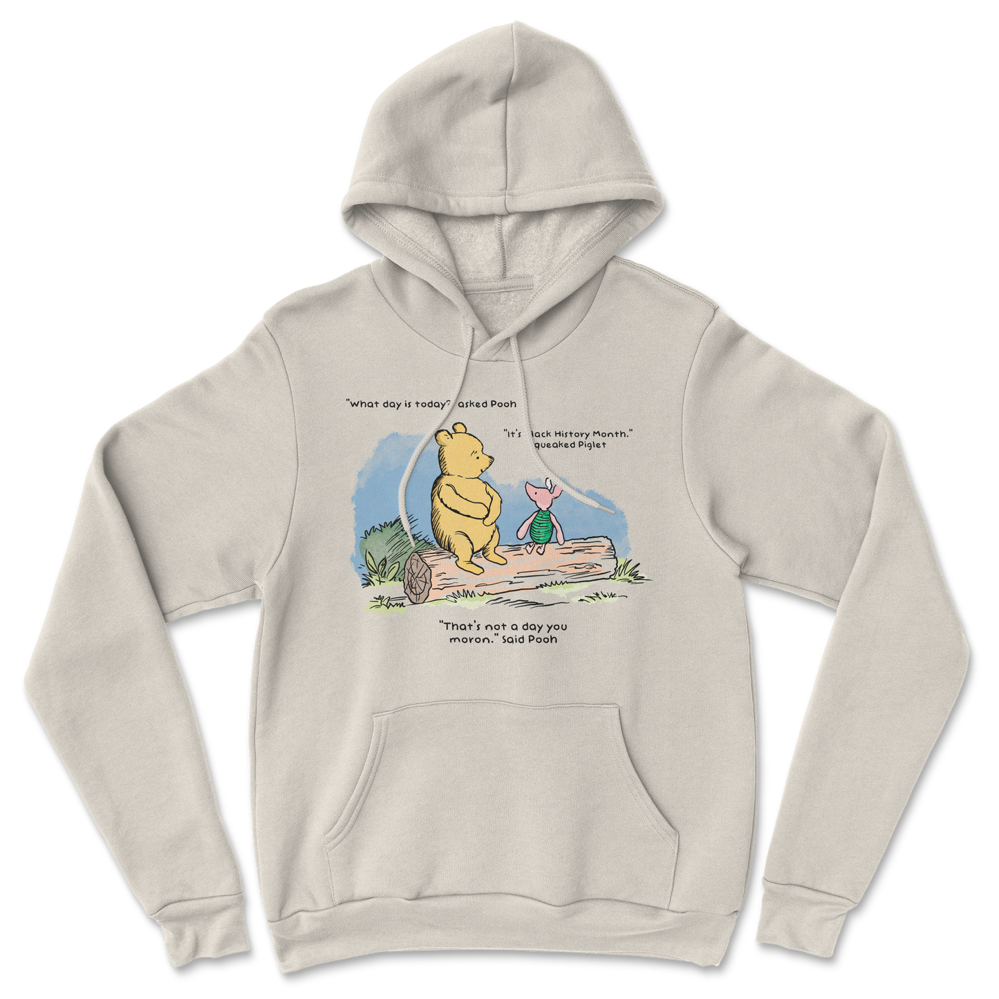 The Nice Shirt Hoodie Winnie the Pooh  in Sand