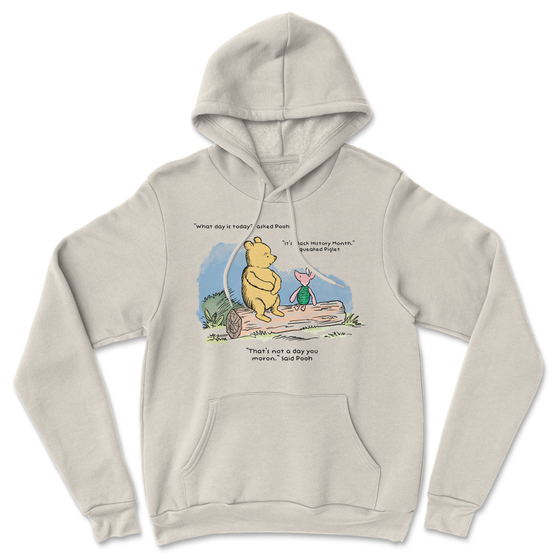 The Nice Shirt Hoodie Winnie the Pooh  in Sand