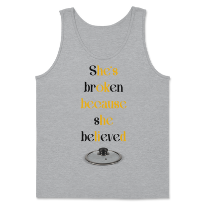 The Nice Shirt Tank Top He Lid  in Sport-Grey