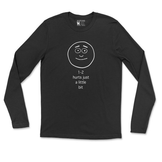 Gildan SoftStyle Long Sleeve Hurts A Little Bit in Black