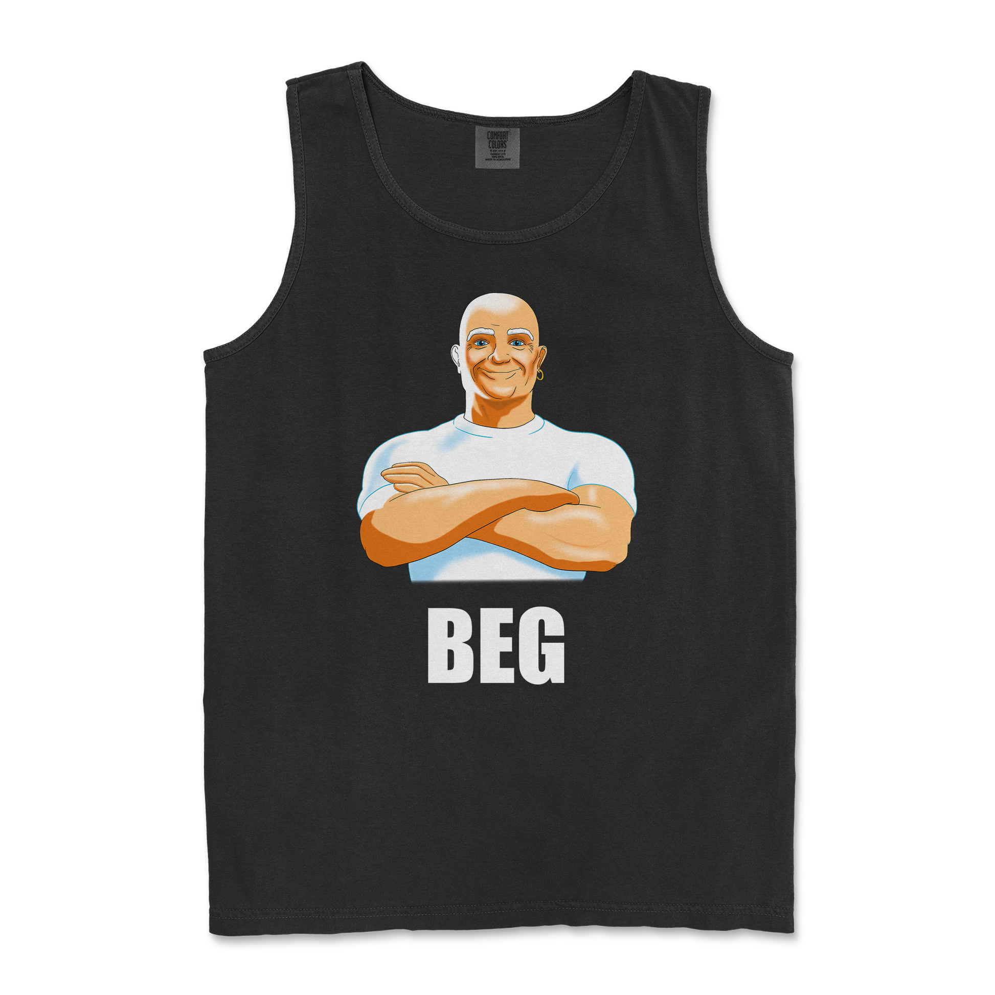 Comfort Colors Tank Top Beg in Black