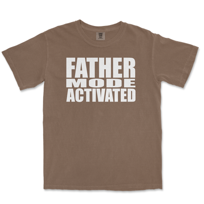 Comfort Colors T-Shirt Father Mode Activated in Espresso