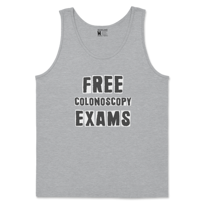 Gildan SoftStyle Tank Top Free Colonoscopy Exams in Sports Grey