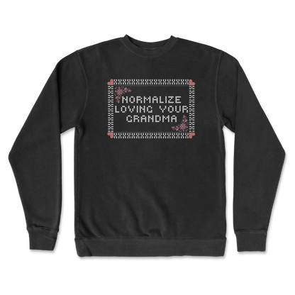 Independent Clothing Co. Crew Neck Cross Stitch in Black