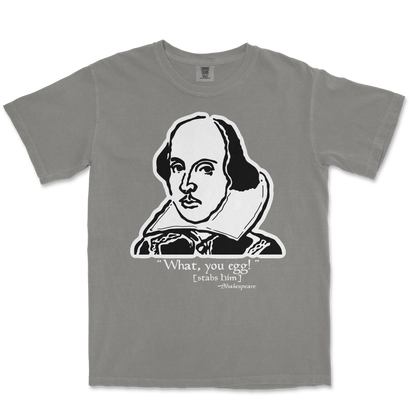 Comfort Colors T-Shirt Shakespeare Quote  in Grey