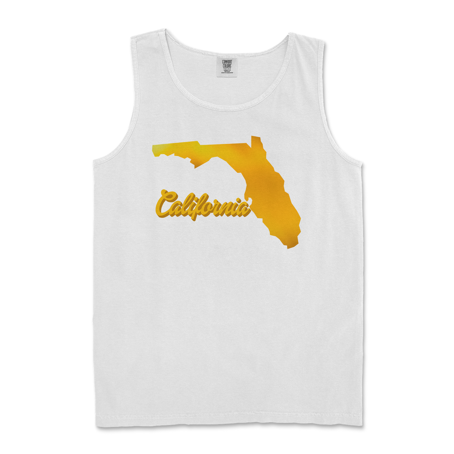 Comfort Colors Tank Top California in White