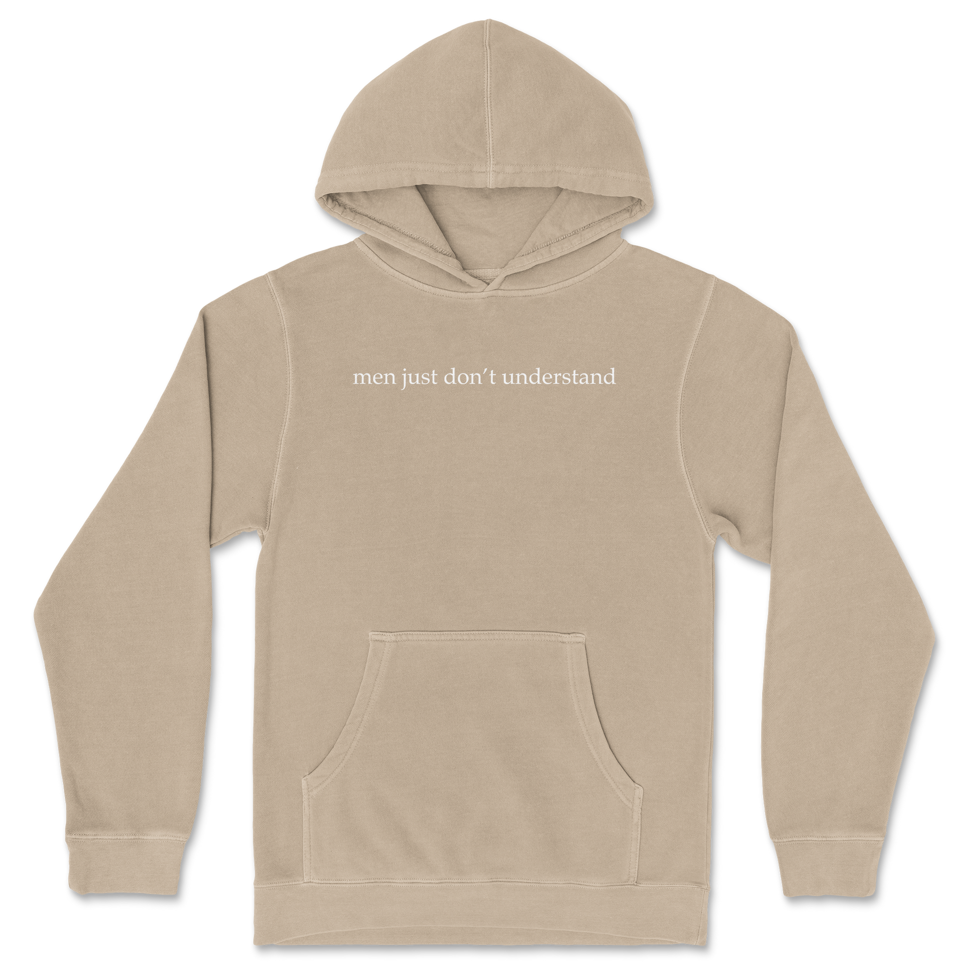 Independent Clothing Co. Hoodie Men Dont Understand in Sandstone