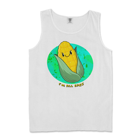 Comfort Colors Tank Top Mmm Corn in White