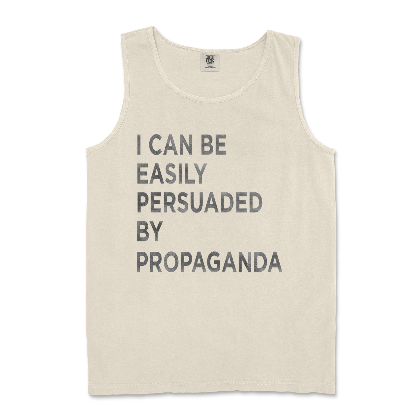 Comfort Colors Tank Top Propaganda in Ivory