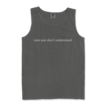 Comfort Colors Tank Top Men Dont Understand in Pepper