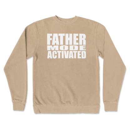 Independent Clothing Co. Crew Neck Father Mode Activated in Sandstone