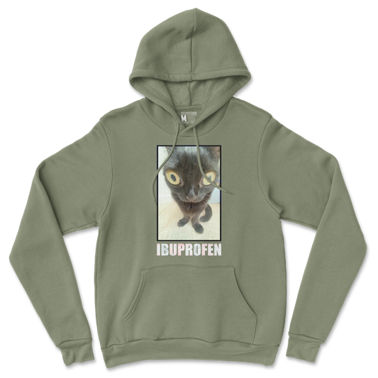 Gildan SoftStyle Hoodie Ibuprofen  in Military-Green