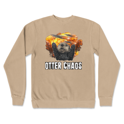 Independent Clothing Co. Crew Neck Otter Chaos in Sandstone