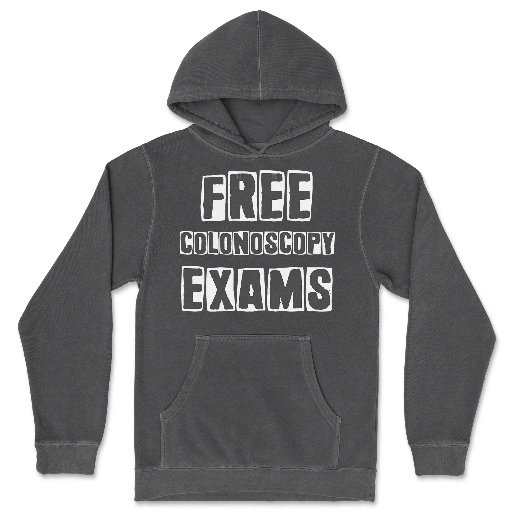 Independent Clothing Co. Hoodie Free Colonoscopy Exams in Black