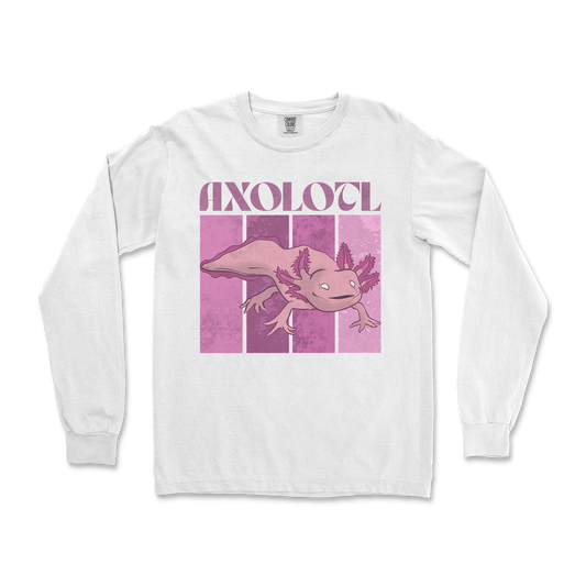 Comfort Colors Long Sleeve Axolotl in White