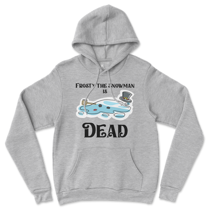 Gildan SoftStyle Hoodie Frosty is Dead  in Grey-Heather