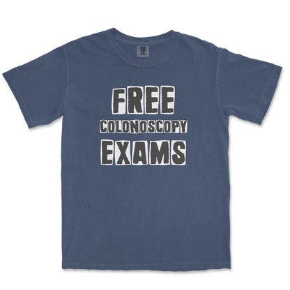 Comfort Colors T-Shirt Free Colonoscopy Exams in Midnight