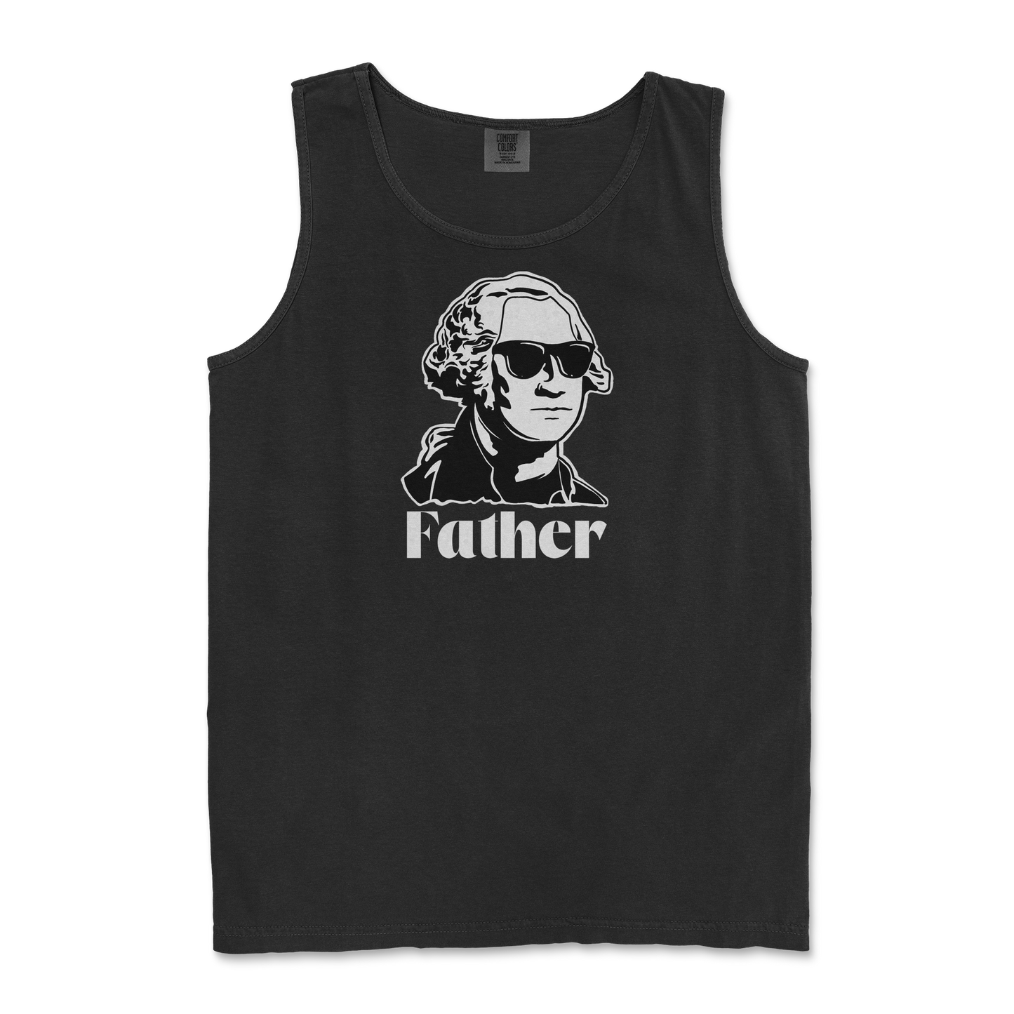 Comfort Colors Tank Top Father  in Black