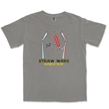 Comfort Colors T-Shirt Straw Wars in Grey