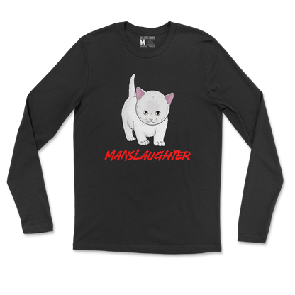 Gildan SoftStyle Long Sleeve Manslaughter in Black