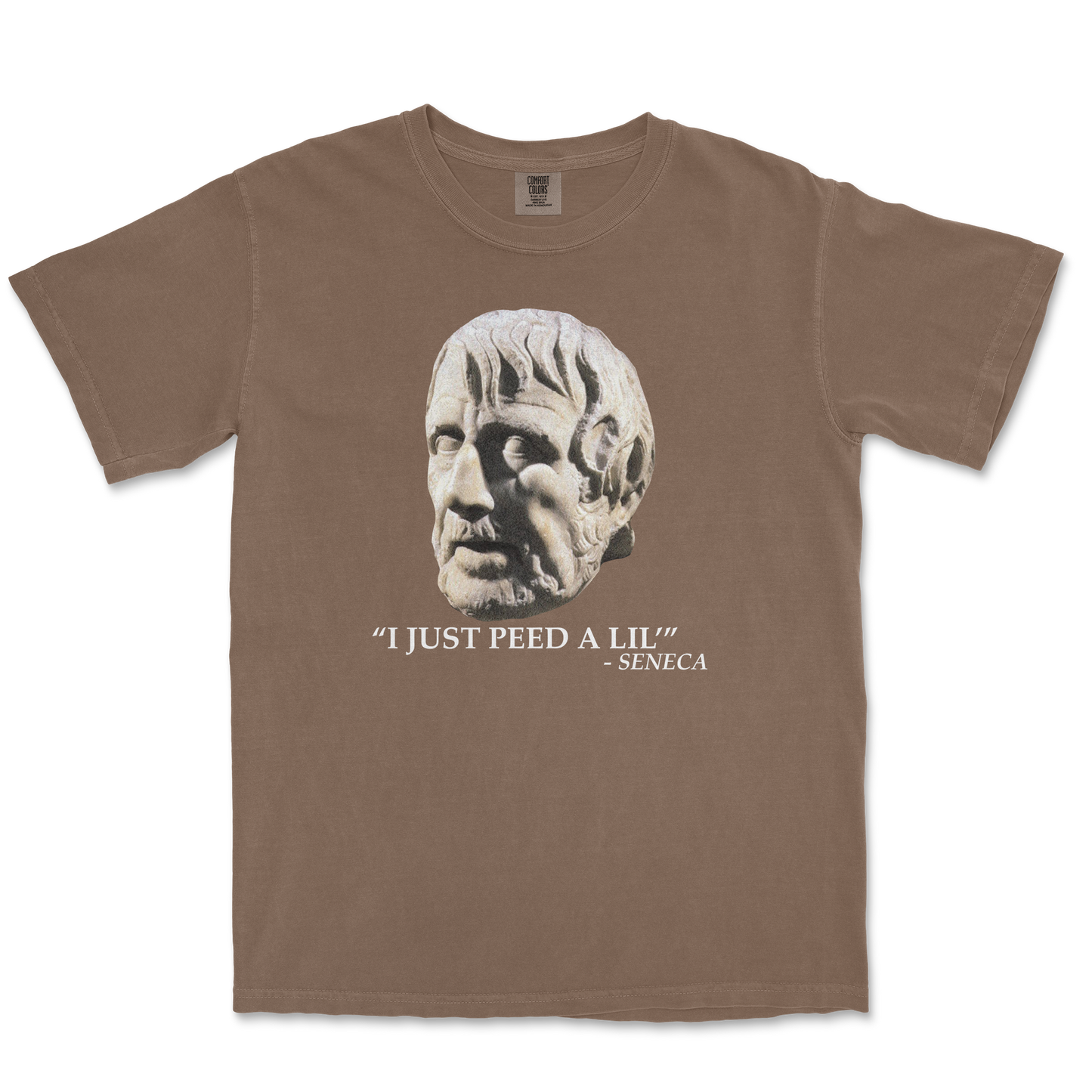 Comfort Colors T-Shirt Seneca Pee in Espresso