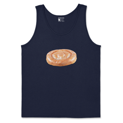 Gildan SoftStyle Tank Top Honey Bun in Navy