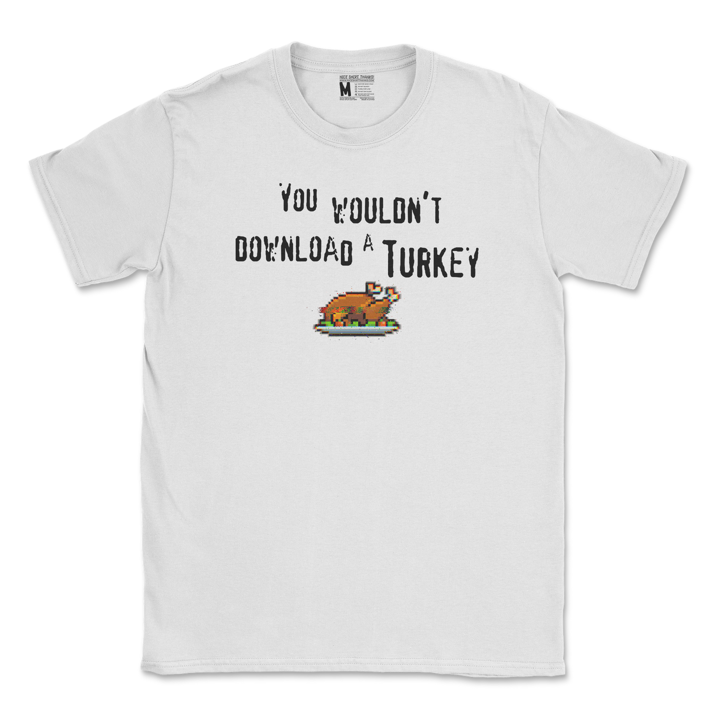 Gildan SoftStyle T-Shirt Downloadable Turkey  in White