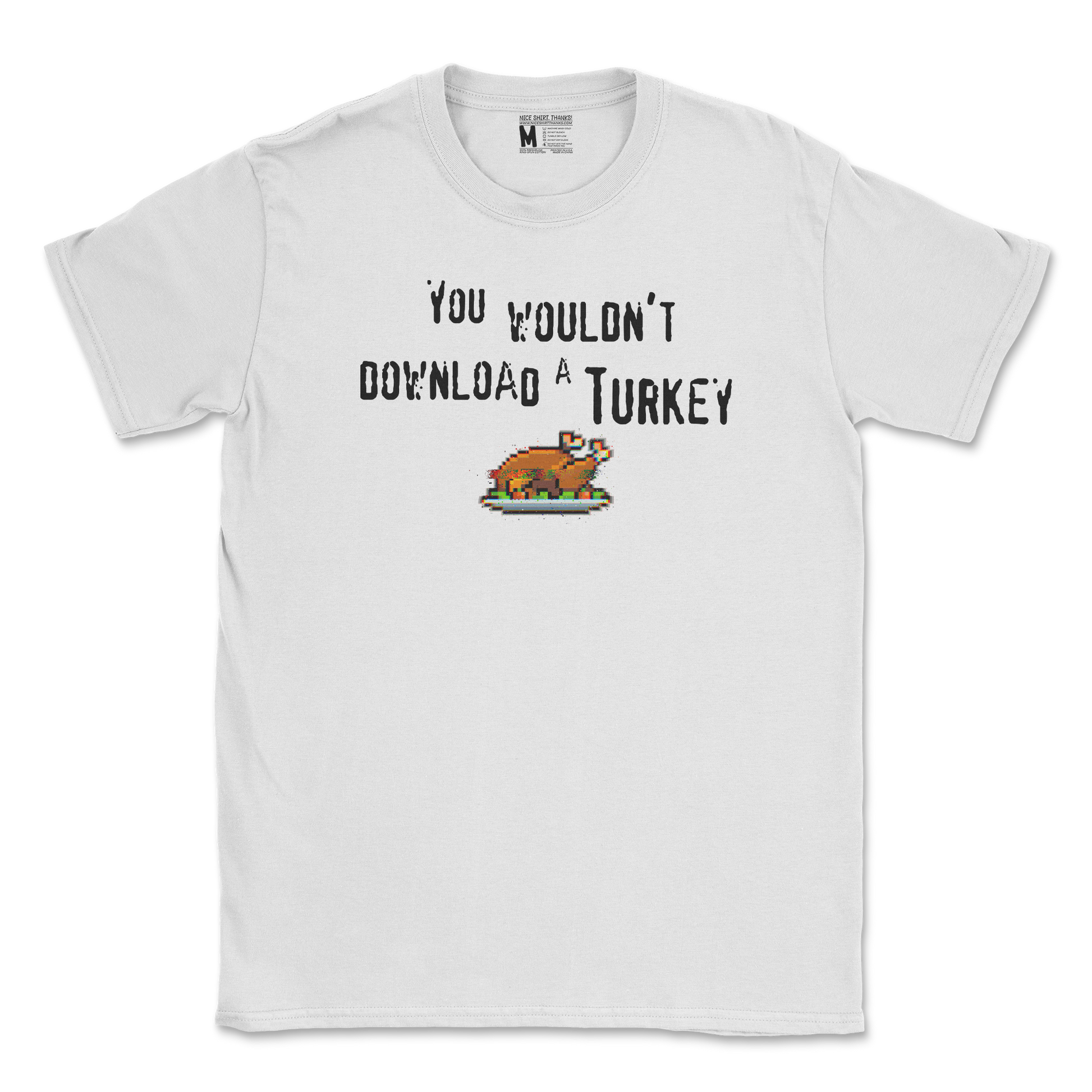 Gildan SoftStyle T-Shirt Downloadable Turkey  in White