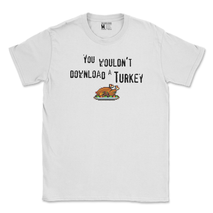 Gildan SoftStyle T-Shirt Downloadable Turkey  in White