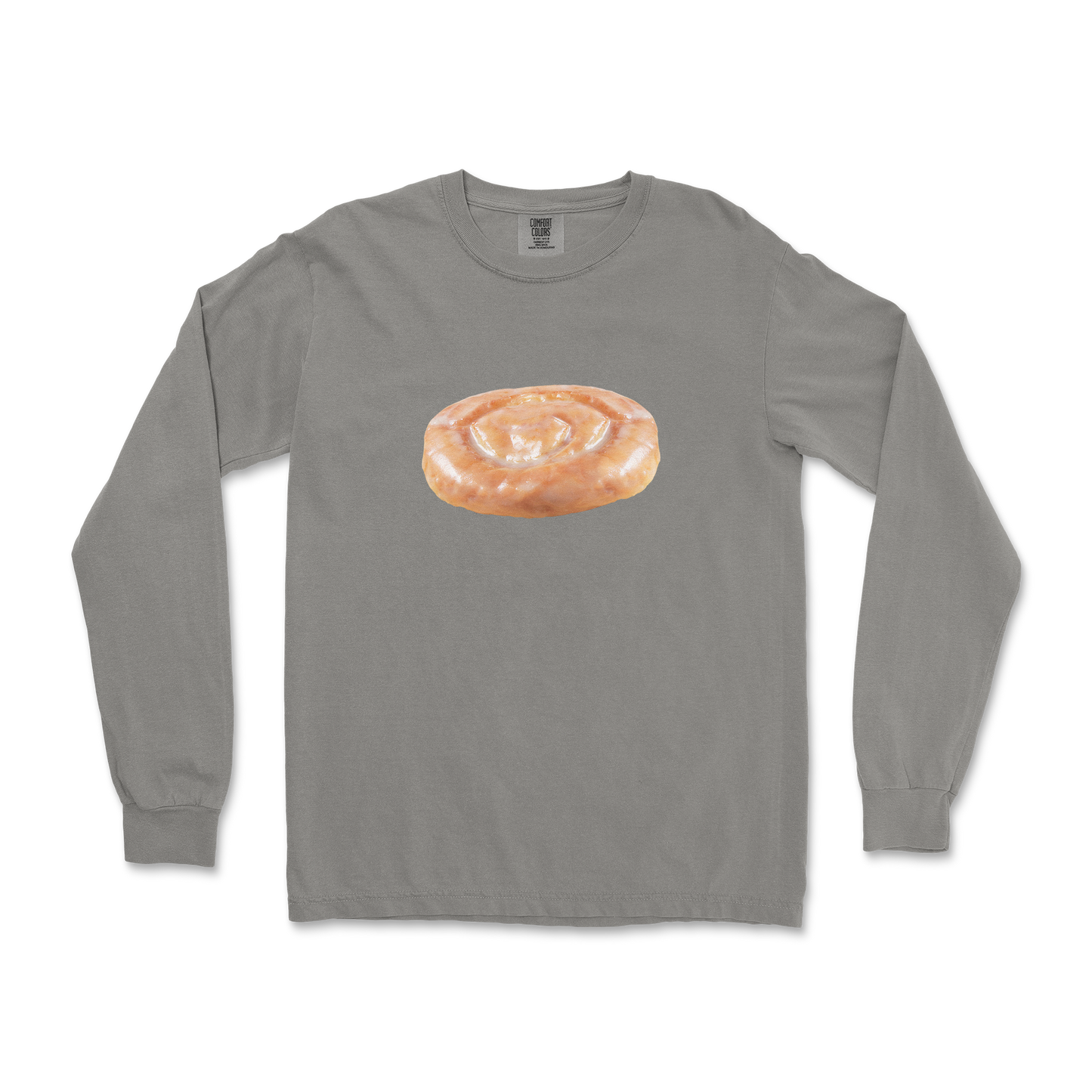 Comfort Colors Long Sleeve Honey Bun in Grey