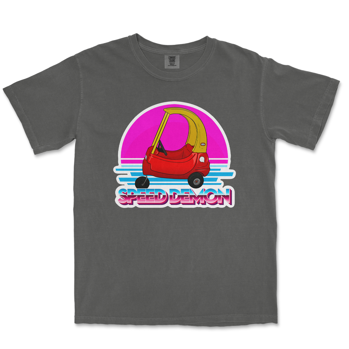 Comfort Colors T-Shirt Speed Demon  in Pepper