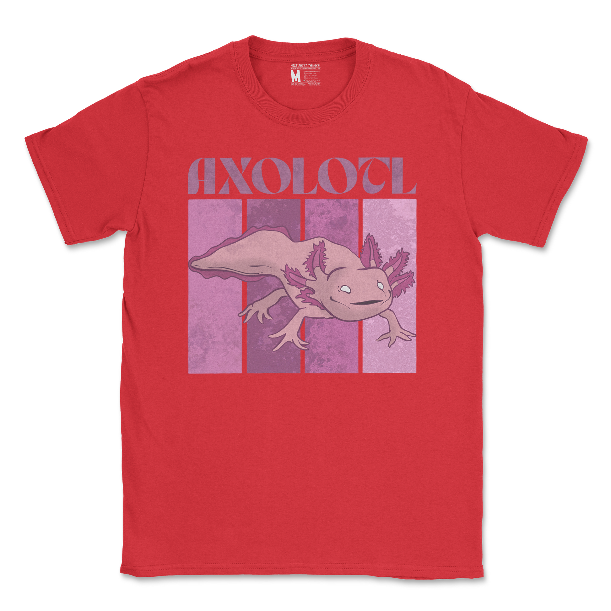 Gildan SoftStyle T-Shirt Axolotl in Red