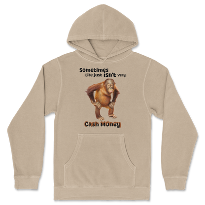 Independent Clothing Co. Hoodie Cash Money Monkey  in Sandstone