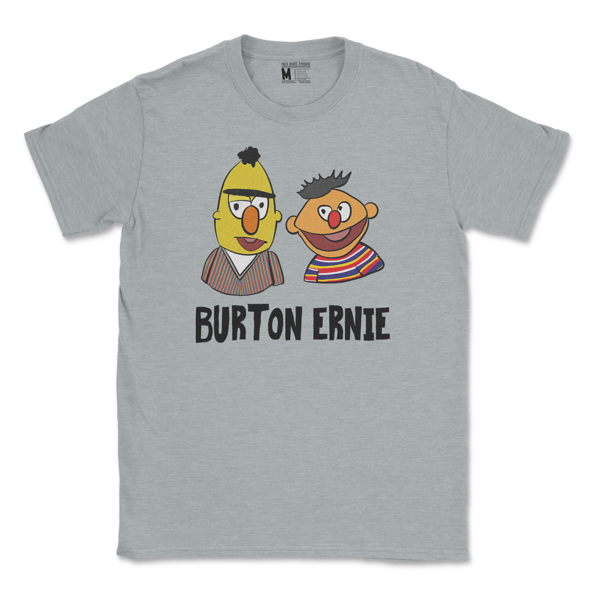 Gildan SoftStyle T-Shirt Burton Ernie in Sports Grey