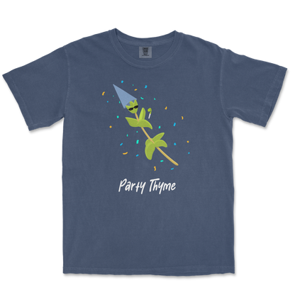 Comfort Colors T-Shirt Party Thyme in Midnight