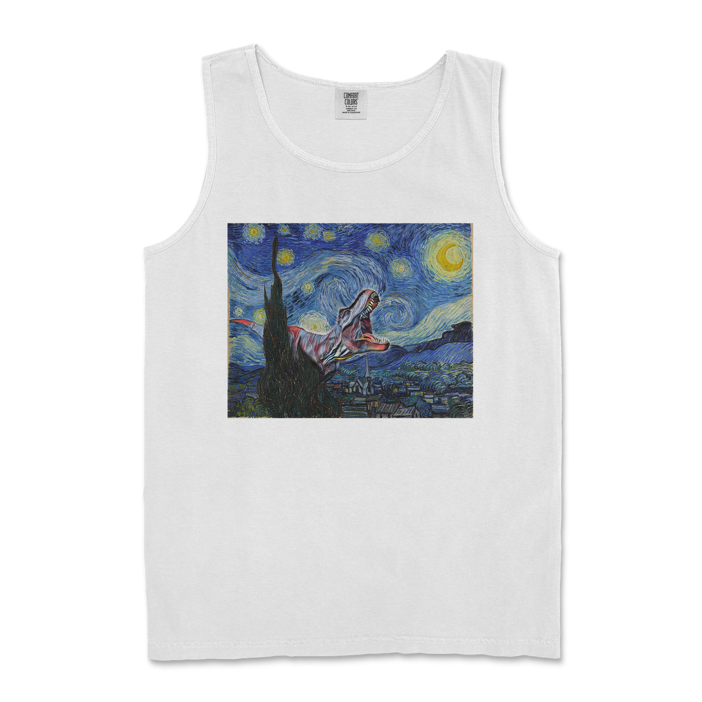 Comfort Colors Tank Top Van Gogh but Cooler in White