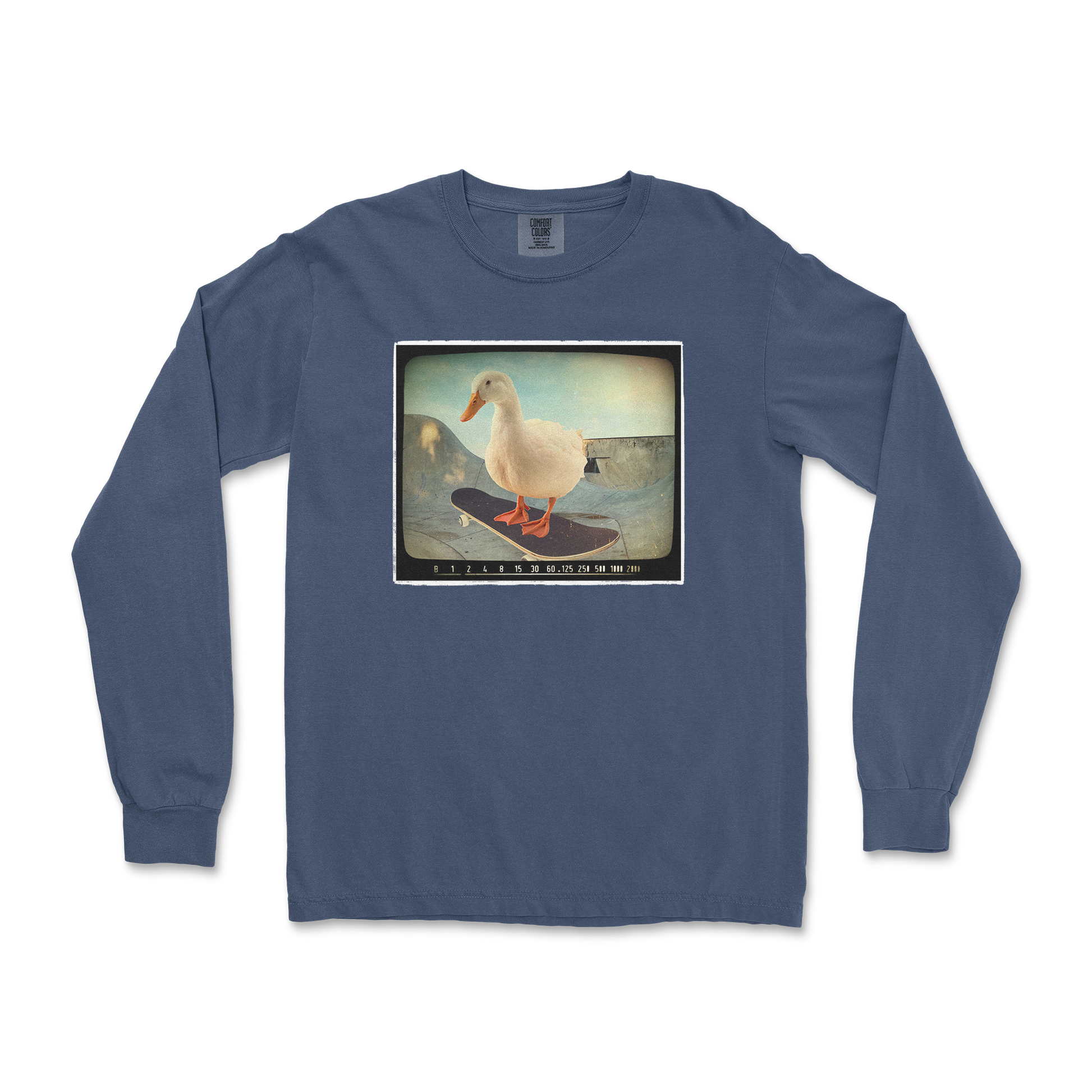 Comfort Colors Long Sleeve Do A Flip in Midnight