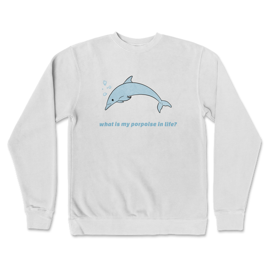 Independent Clothing Co. Crew Neck Porpoise in White