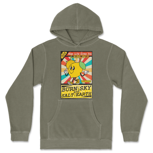 Independent Clothing Co. Hoodie Life Gives You Lemons in Olive