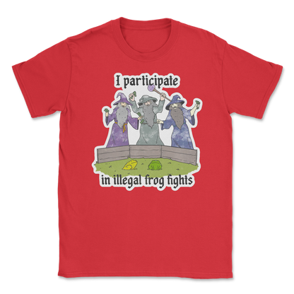 The Nice Shirt T-Shirt Wizard Activities  in Red