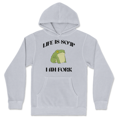 Independent Clothing Co. Hoodie Life is Soup in GreyHeather