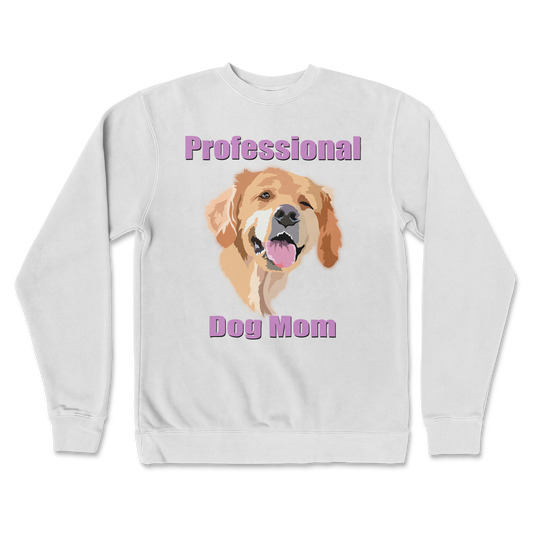 Independent Clothing Co. Crew Neck Dog Mom in White