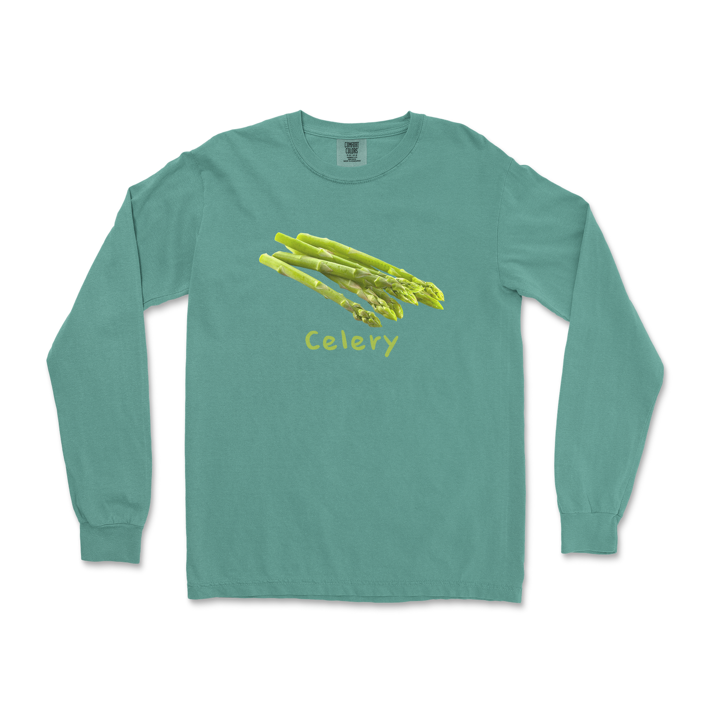 Comfort Colors Long Sleeve Celery in LightGreen