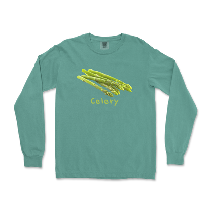 Comfort Colors Long Sleeve Celery in LightGreen