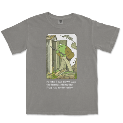 Comfort Colors T-Shirt Frog and Toad  in Grey