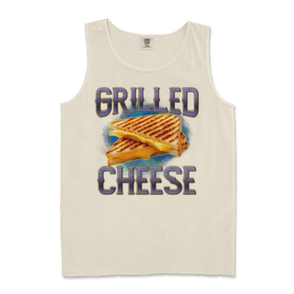 Comfort Colors Tank Top Grilled Cheese  in Ivory