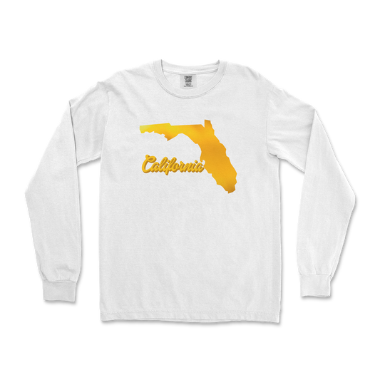 Comfort Colors Long Sleeve California in White