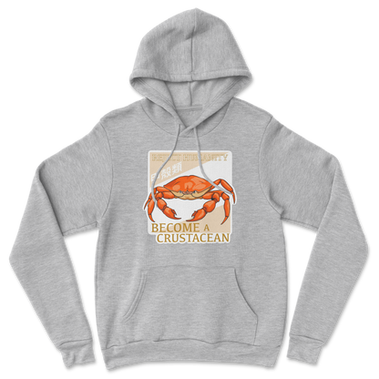 Heavy Blend Hoodie Embrace the Crab in Grey Heather