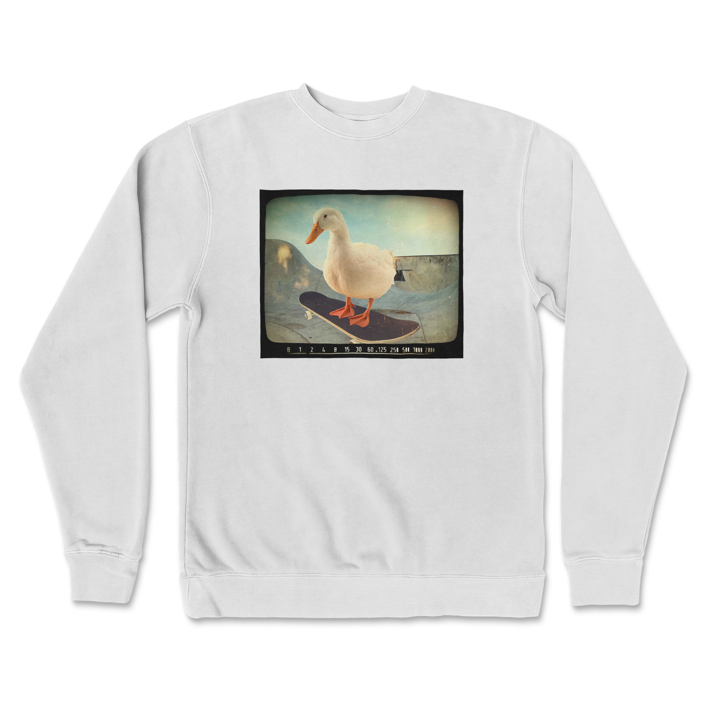 Independent Clothing Co. Crew Neck Do A Flip in White